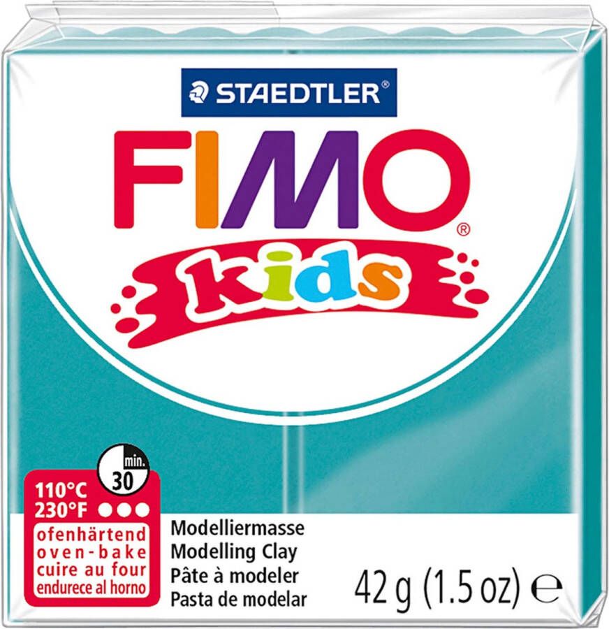 Fimo Staedtler 8030039 Boetseerklei 42g Turkoois 1stuk(s) materiaal voor pottenbakken en boetseren