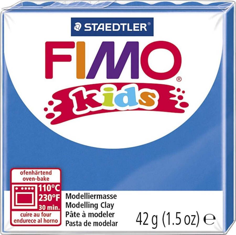 Staedtler Fimo Kids boetseerklei 42 gram blauw