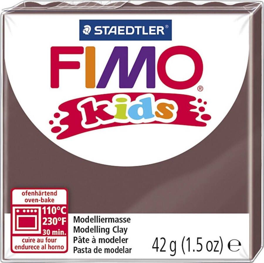 Staedtler Fimo Kids boetseerklei 42 gram bruin