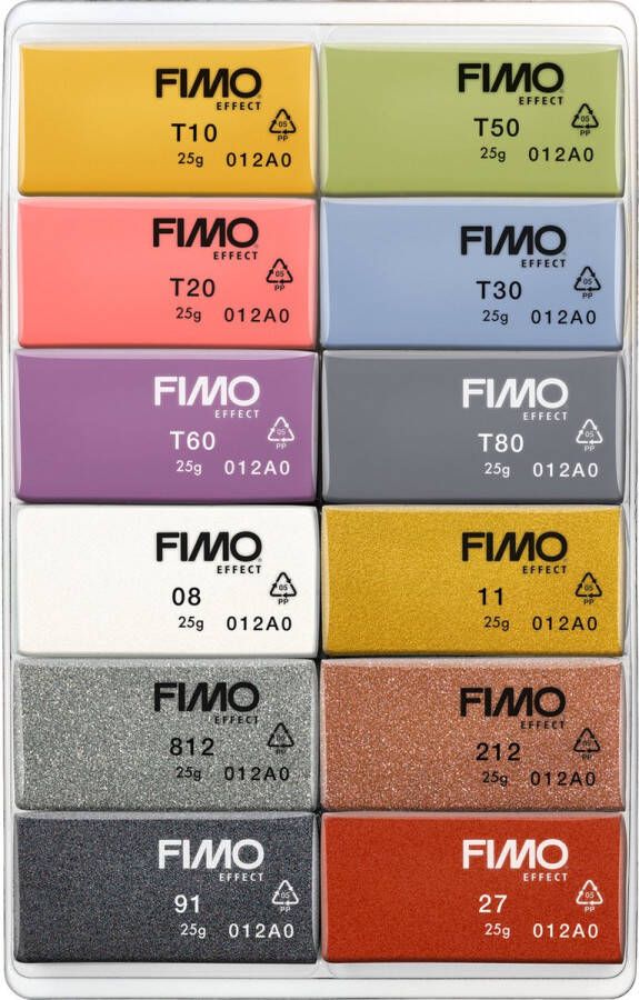 FIMO STAEDTLER Fimo soft colour pack 12 fashion colours 8023 C12-5 12x25gr (04-19)