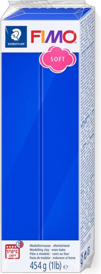 Fimo soft boetseerklei 454 g briljantblauw 8021-33