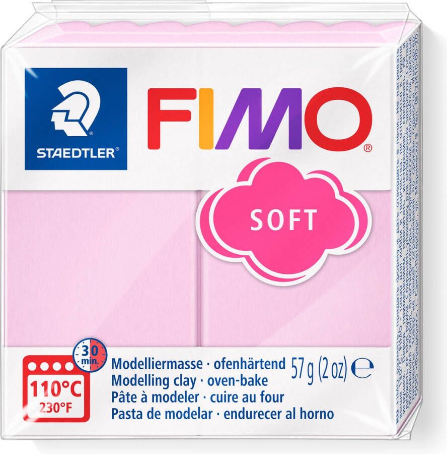 Staedtler Fimo Effect modelleerklei 57 gram pastel roze