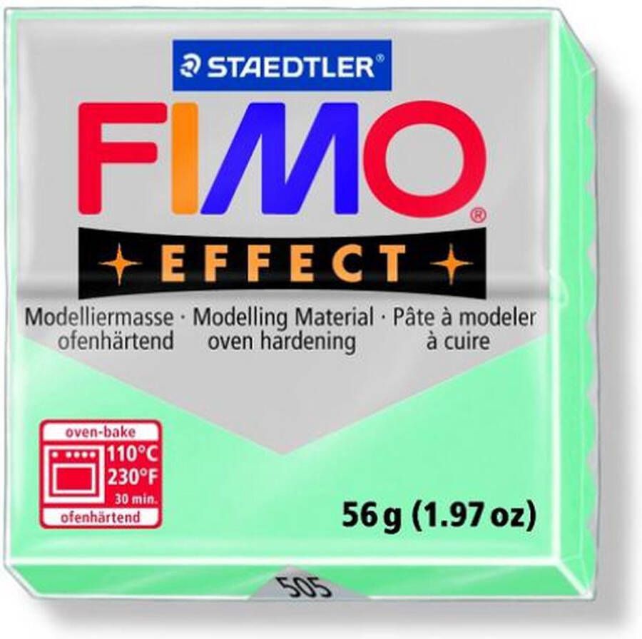 Staedtler Fimo Effect modelleerklei 57 gram pastel mint