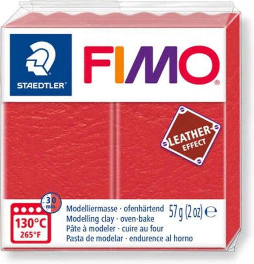 FIMO STAEDTLER Fimo Effect leather 57 g watermeloen 8010-249