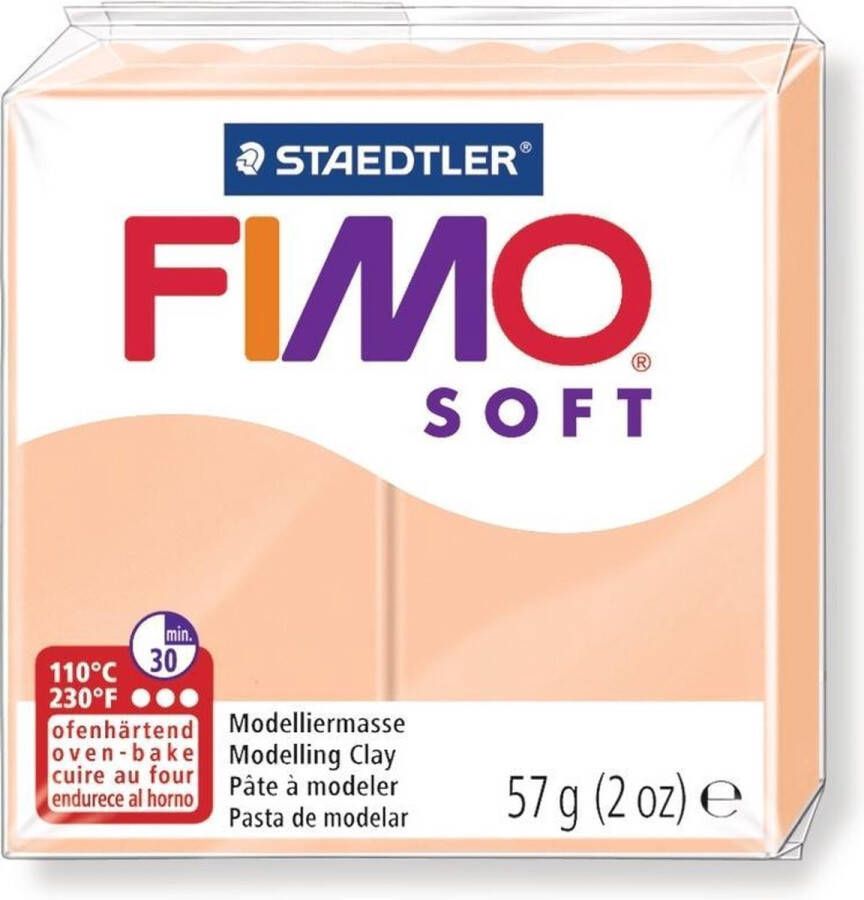 FIMO STAEDTLER FIMO Soft 8020 Boetseerklei 57g Beige 1stuk(s)