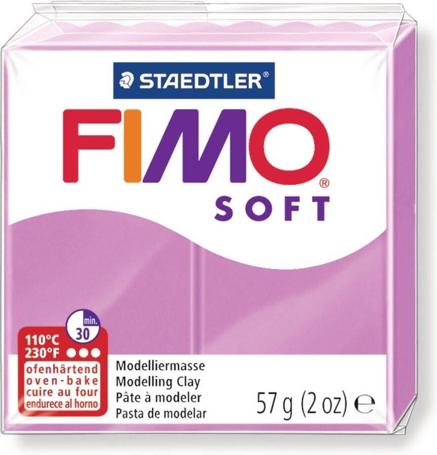 FIMO STAEDTLER FIMO Soft 8020 Boetseerklei 57g Roze 1stuk(s)