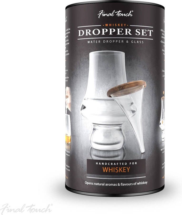 Final Touch Whiskyglas Dropper Pipette Set 195ml