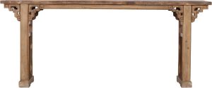 Fine Asianliving Antieke Chinese Altaartafel Handgesneden Naturel Chinese Meubels Oosterse Kast