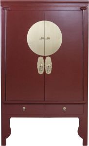 Fine Asianliving Chinese Bruidskast Scarlet Rouge Orientique Collection B100xD55xH175cm Chinese Meubels Oosterse Kast