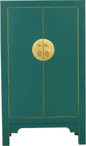 Fine Asianliving Chinese Kast Teal Orientique Collectie B70xD40xH120cm Chinese Meubels Oosterse Kast