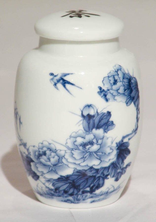 Fine Asianliving Chinese Theebus Porselein Bloem en vogel Theebus