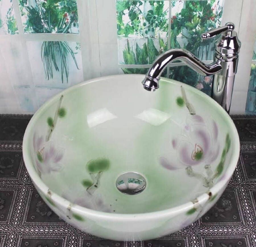Fine Asianliving Chinese Waskom Porselein Lotus D42xH14cm