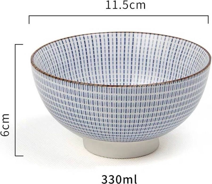 Fine Asianliving Japans Servies Nippon Chigusa Selection Kom 11.5x6cm