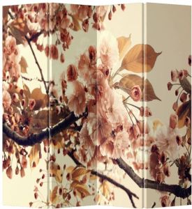Fine Asianliving Kamerscherm Scheidingswand B160xH180cm 4 Panelen Sakura Kersenbloesems