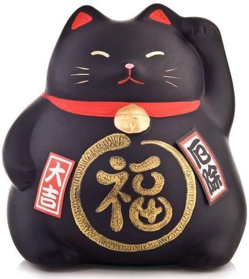 Fine Asianliving Lucky Cat Maneki Neko Against Bad Luck