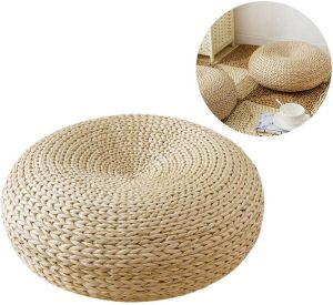 Fine Asianliving Oosterse Poef Handgemaakt Narcis Rotan Naturel D50xH18cm Chinese Meubels Oosterse Kast