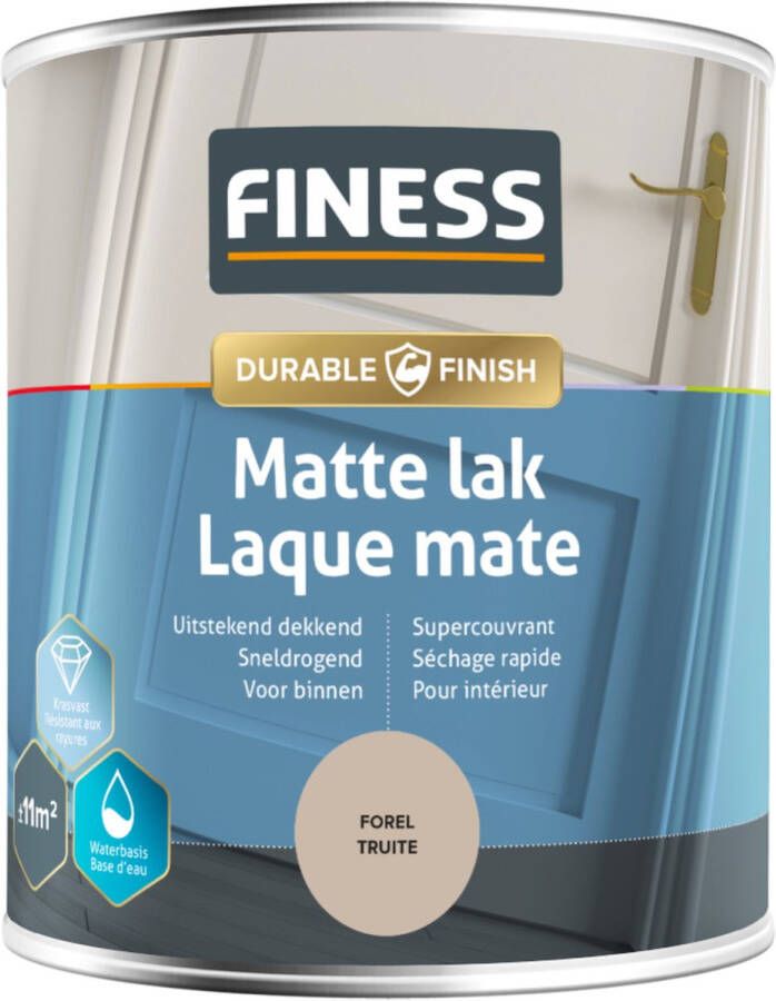 Finess Matte Lak Waterbasis Forel 750 Ml.