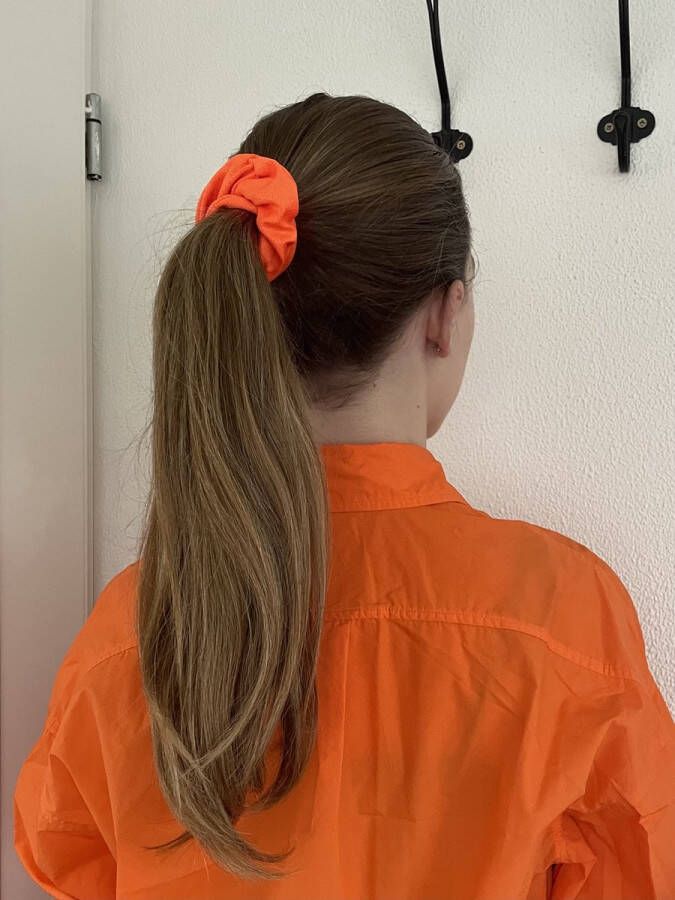 Finish Your Outfit EK voetbal 2024 Scrunchie Koningsdag Scrunchie Koningsdag accessoire Olympische Spelen 2024 Scrunchie Oranje scrunchie Oranje artikel