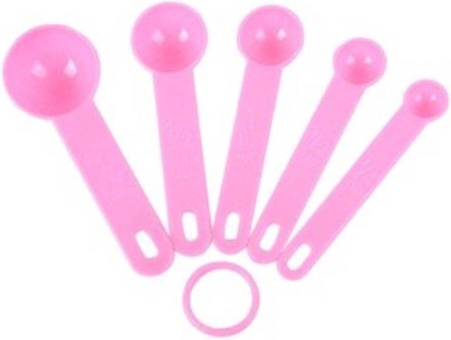 Finnacle 5-delige Maatlepel Set Koken & Bakken Keuken Accessoire Roze