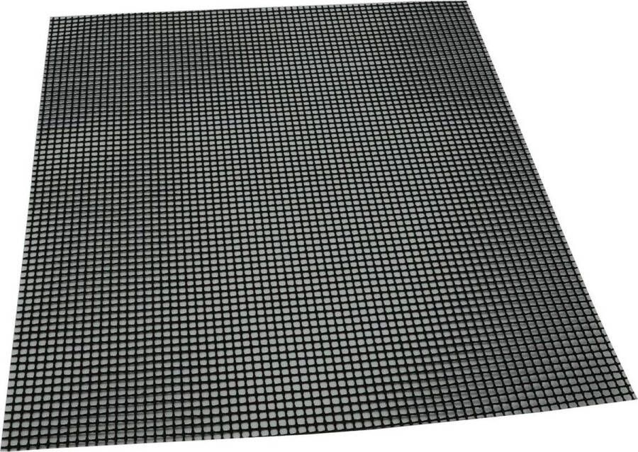 Finnacle BBQ mat BBQ matjes Ovenmat Bakmat 33 40CM Anti aanbak Teflon 2 stuks Zwart Grillmatjes