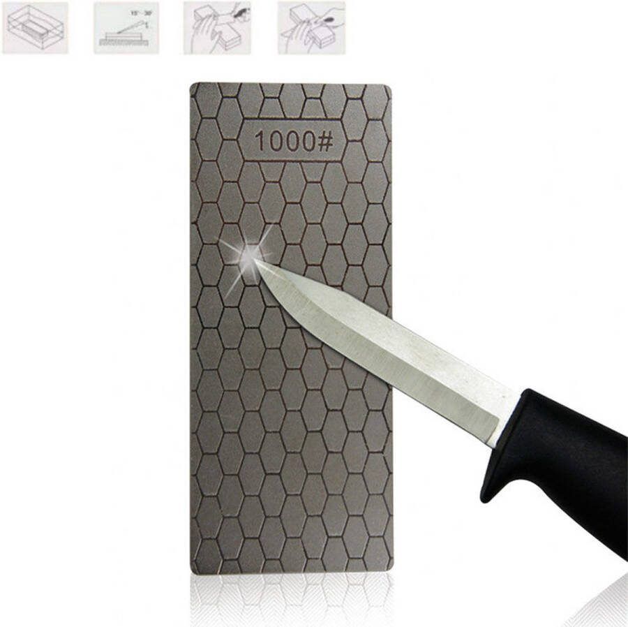 Finnacle Diamant Slijpsteen Korrel 1000 Honingraat Messenslijper Compact Ultradun