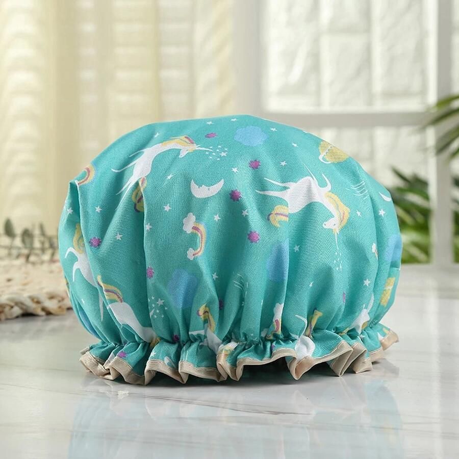 Finnacle Unicorn Douchemuts Voor een magische douche-ervaring! Douchekapje Douche cap Douchecap Douche muts Shower cap