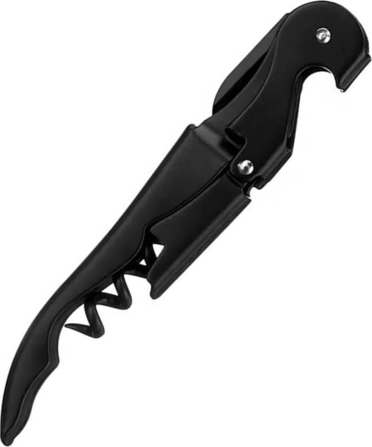 Finnacle Kurkentrekker Flesopener Bieropener Kurken trekker Wijnopener Wine opener Wijn openmaken Zwart Wijn Wijnliefhebber