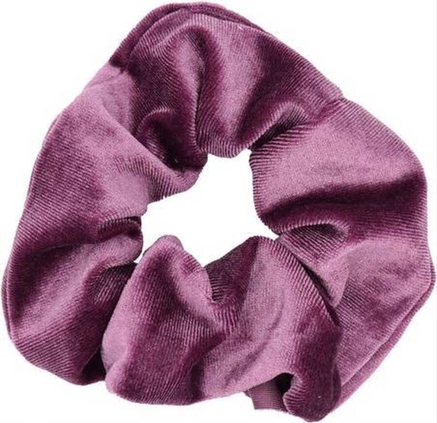 Finnacle Lila Fluwelen Scrunchie Haaraccessoires Wokkel Froesel Elastiek Haarstyling