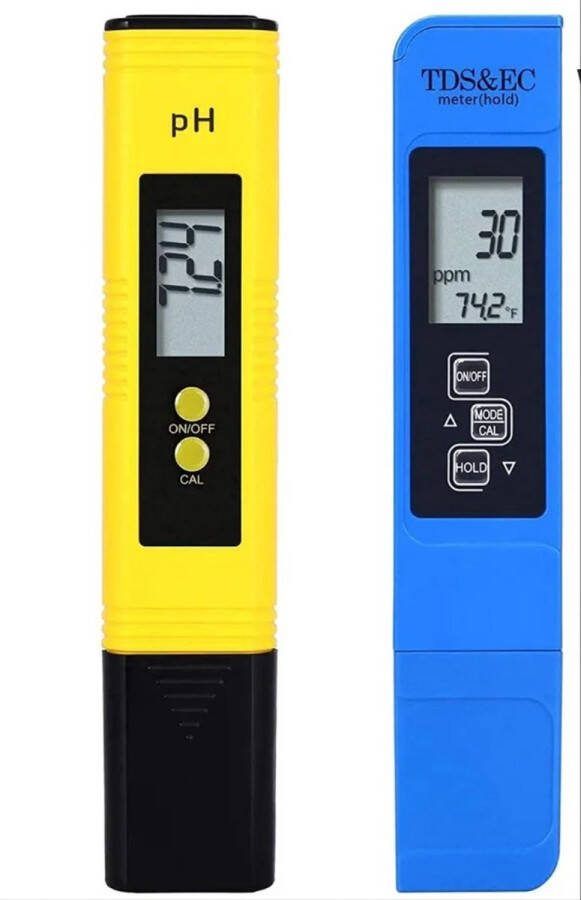 Finnacle Meet de pH- en EC-waarden van uw water met precisie dankzij onze 2-in-1 digitale meters Perfect voor zwembaden vijvers en aquaria!