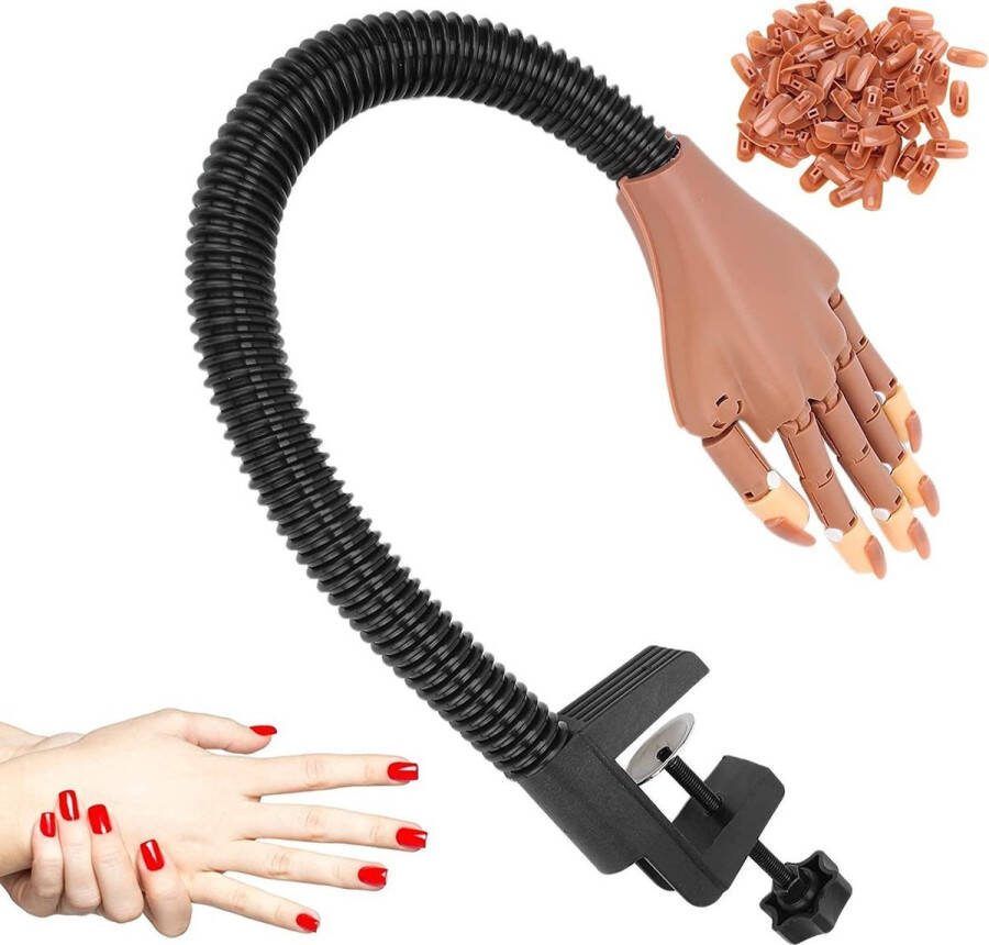 Finnacle Nagel Oefenhand 100 Kunstnagels inbegrepen!