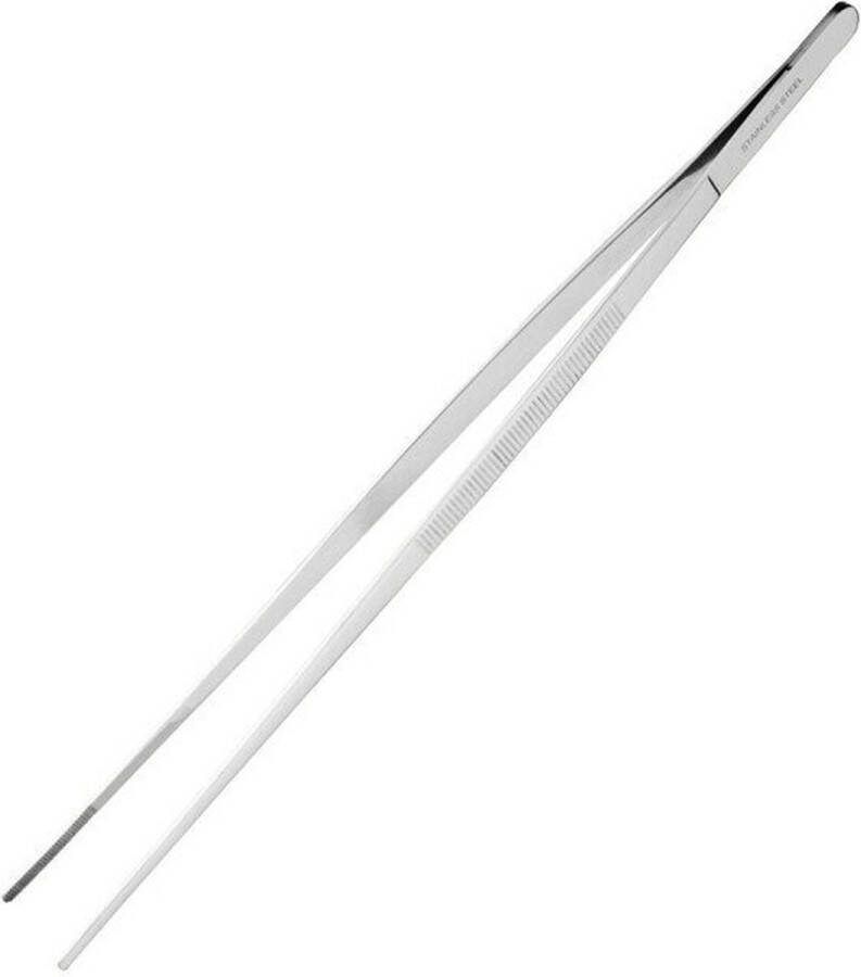 Finnacle Pincet Keukenpincet Vleespincet RVS 30CM Keukengereedschap Keukentool Kok Keuken spullen Kookspullen Gereedschap Vlees bereiden