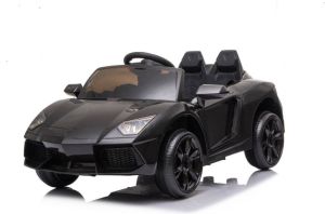 FINOOS Elektrische kinderauto Speedy 12VMet vleugeldeuren auto voor kinderen Met afstandsbediening Kinderauto (Zwart)