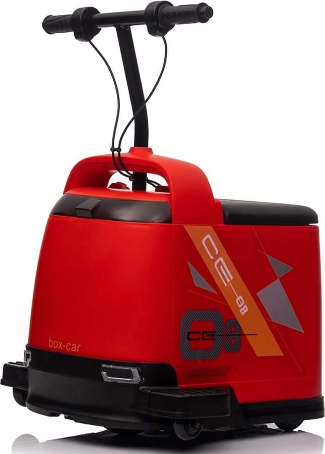 FINOOS Elektrische kinderauto rijdend speelgoed box Elektrische kinderscooter 24V 180W brushless motor Rood