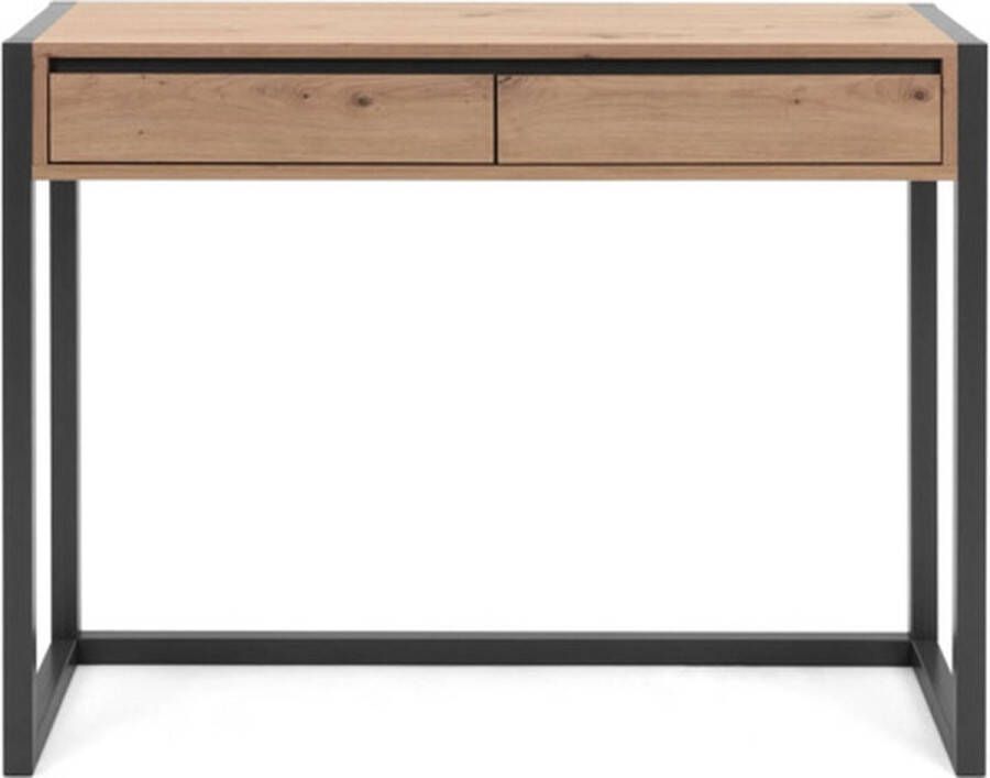 VidaXL Finori Wandtafel Denver 44 artisan eikenkleurig en antracietgrijs