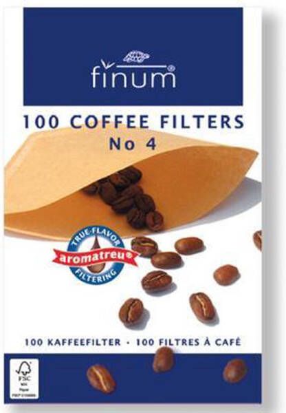 FINUM Koffiefilters Nr 4 Set-100
