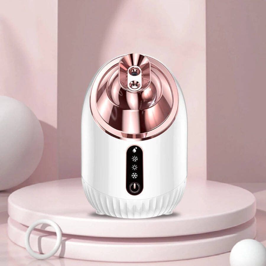 Fiory Gezichtssauna Gezichtsstomer Facial Steamer Gezichtsreiniger Electric Spa Face Steamer stoomapparaat huidverbetering wit