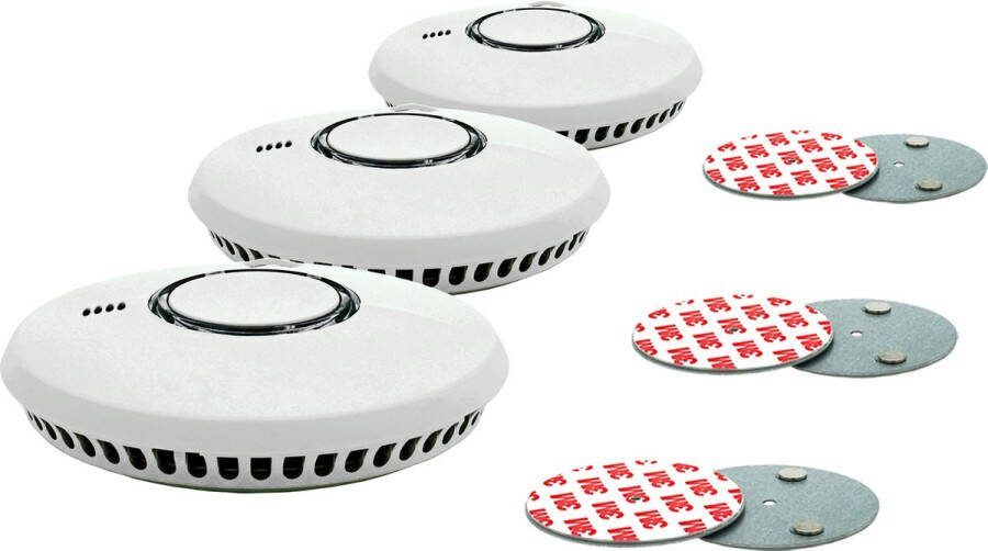 FireAngel ST-622-BNLT rookmelders + montageset magnetisch set van 3 stuks