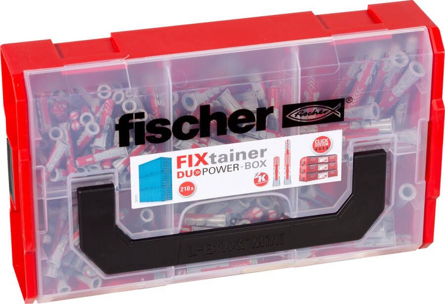 Fischer Fixtainer pluggen set Duopower kort lang 210-delig 541105