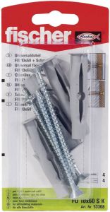 Fischer FU 8 x 50 SK Universele pluggen 50 mm 8 mm 53304 6 stuk(s)