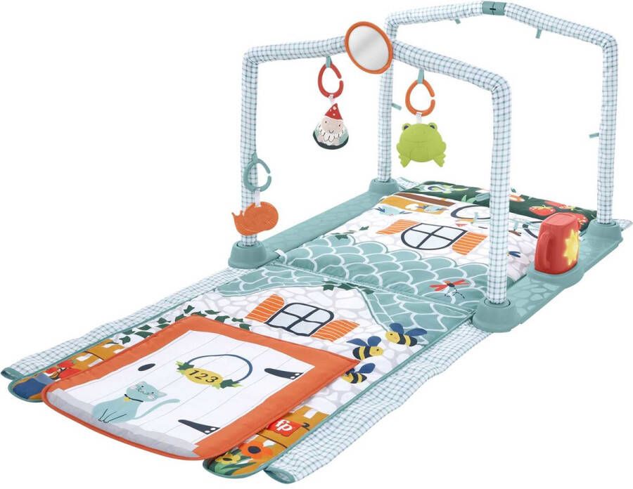Fisher-Price 3-in-1 Kruipen en Spelen Activirteitenspeelmat Babygym Baby Speelgoed
