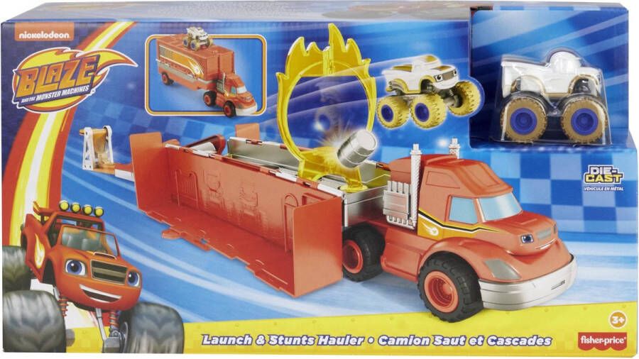 Fisher-Price Blaze en de Monsterwielen Launch & Stunts Hauler