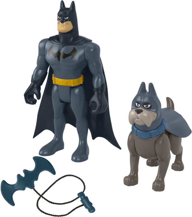 Fisher-Price DC League of Super-Pets Batman en Ace Actiefiguren