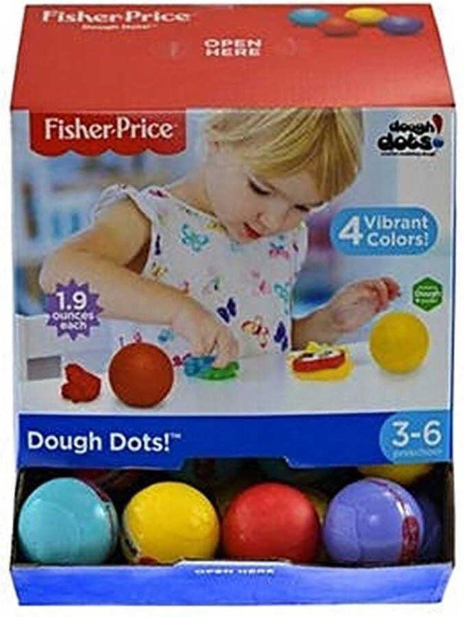 Fisher-Price Dough Dots Kleiballetje Assorti