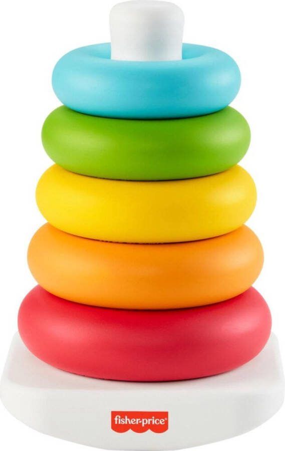 Fisher-Price Eco Stapelringen Kleurenringpiramide Baby Speelgoed