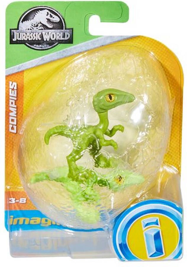 Fisher-Price Jurassic World Compies Mini Dinosaur 10 cm Actiefiguur