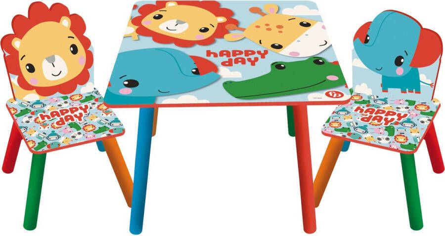 Fisher-Price Kindermeubels Happy Day Junior 50 Cm Hout 3-delig