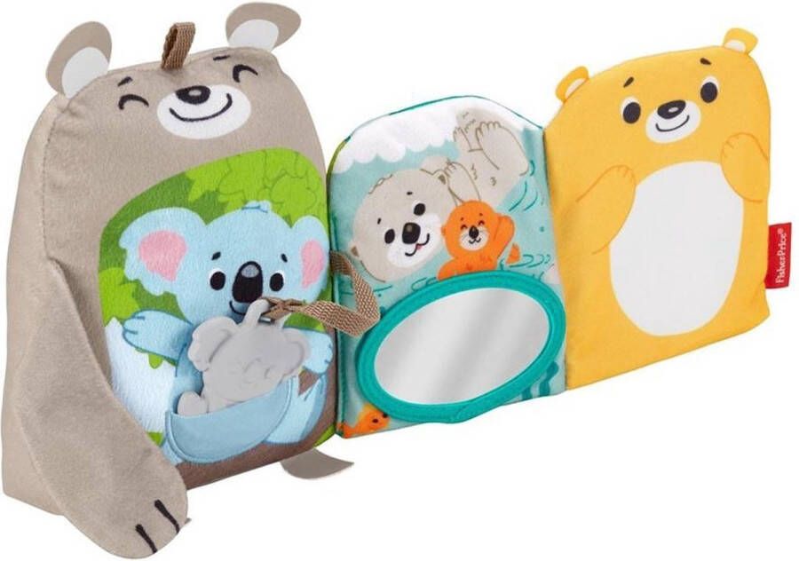 Fisher-Price Knuffelbaar Activiteiten Boekje Baby Speelgoed