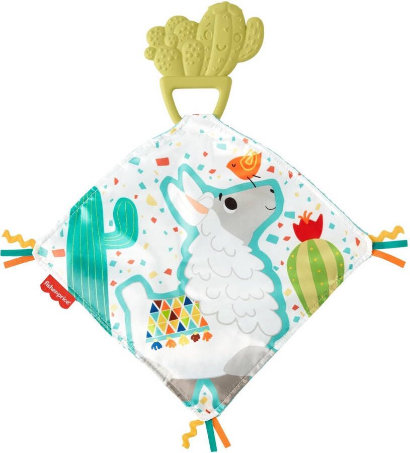 Fisher-Price Knuffeldoek Met Bijtring Cactus 13 Cm Groen blauw