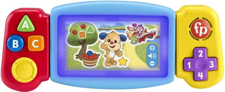 Fisher-Price Leerplezier Game Console draai en leer spel- Baby speelgoed 9 maanden