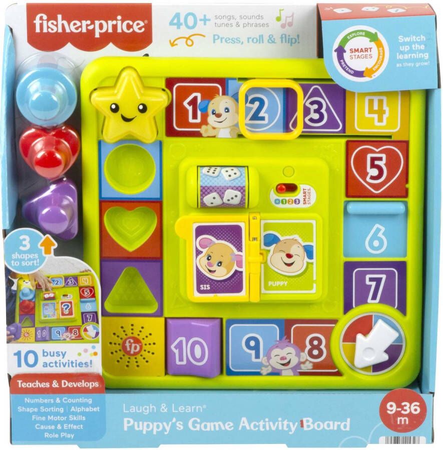 Fisher-Price Leerplezier Puppy Spelletjesbord Educatief speelgoed